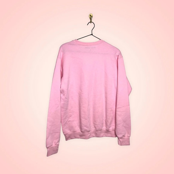 Nwt Bffs & Babes pink “Christian” sweat shirt (Sz S) - Picture 3 of 3